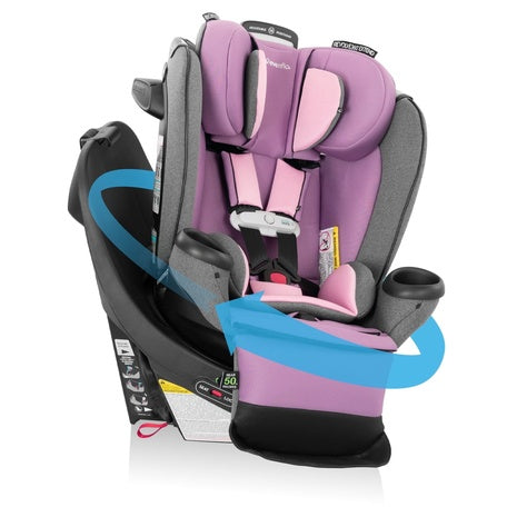 Evenflo Gold Revolve360 Extend All-in-One Rotational Car Seat with SensorSafe