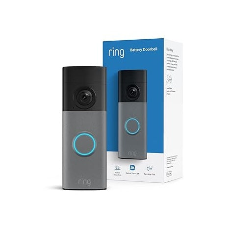 Ring Retinal 2K With Wide-angle Video Battery Doorbell (Newest Model)