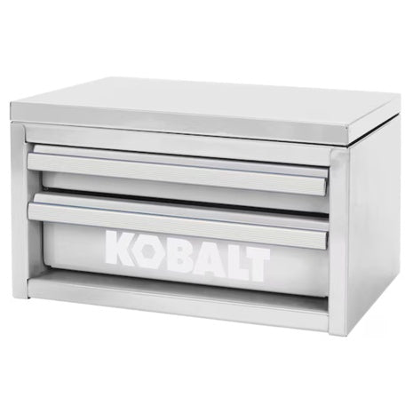 Kobalt Mini 2-Drawer White Steel Tool Box (Various)