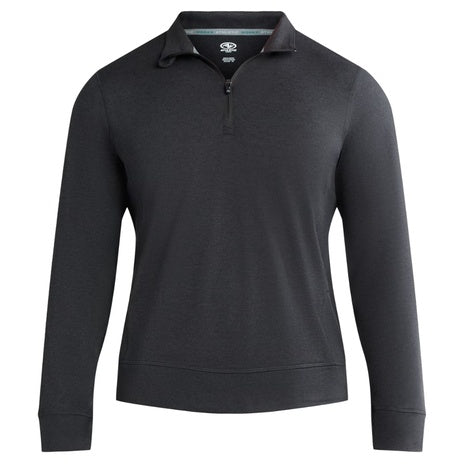 Athletic Works Men's ButterCore Quarter-Zip Pullover T-Shirt