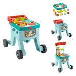 Fisher-Price Baby Push Toy 4-in-1 Snack Cart Walker Learning Activity