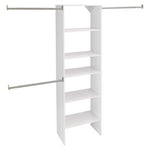 ClosetMaid BrightWood Solid Shelving Wood Closet System