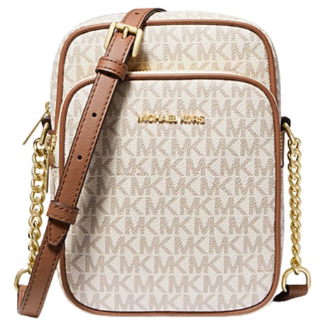 Michael Kors Women's Jet Set Travel Medium Logo Crossbody Bag