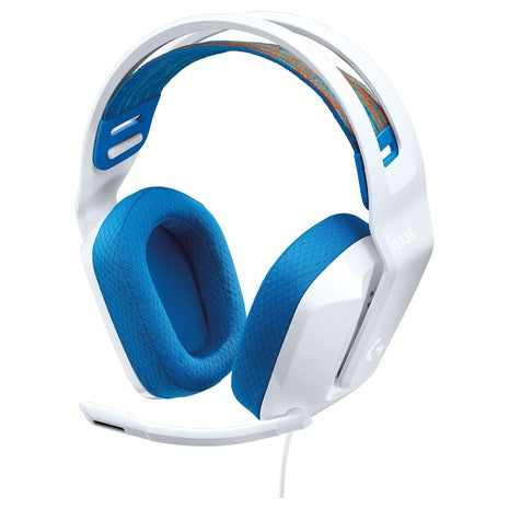 Logitech G335 Lightweight Wired Gaming Headset With Microphone (White)