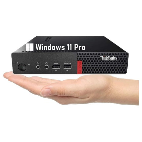 Lenovo ThinkCentre M710q Mini Desktop (i3-6100T / 8GB RAM / 256GB SSD) [Refurbished - Excellent]
