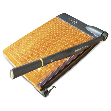 Westcott 15" TrimAir Wood Guillotine Paper Cutter