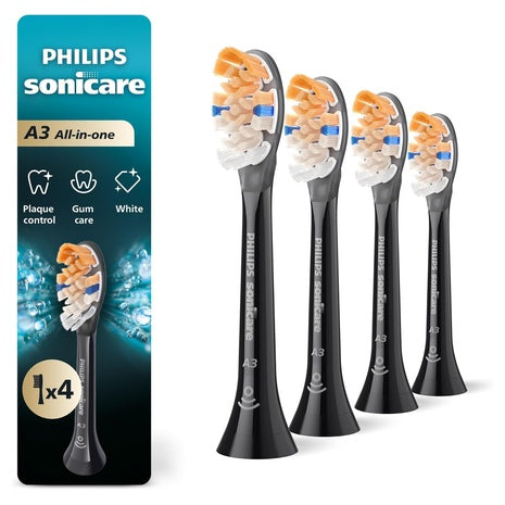 4 Philips Sonicare A3 Replacement Brush Heads