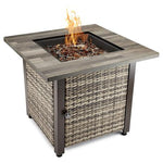 Square Gas Fire Table
