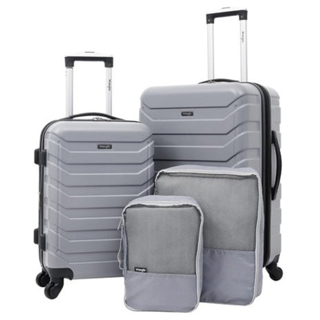 4-Piece Wrangler Luggage And Packing Cubes Set (2 Colors)