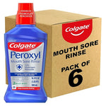 6 Bottles Colgate Peroxyl Mouth Sore Rinse (16.9oz)