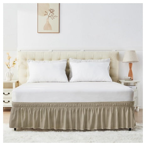 Wrap Around Bed Skirt 14'' Drop Dust Ruffle