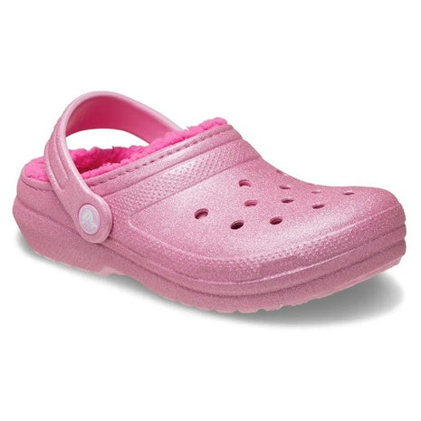 Kids' Lined Glitter Clogs