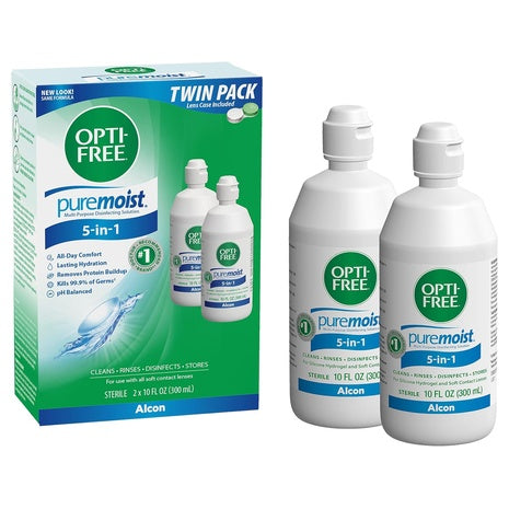 2-Pack Opti-Free Puremoist Contact Lens Solution