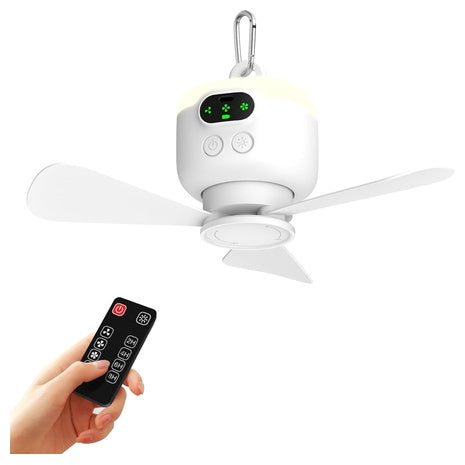 Portable Ceiling Fan with Remote Control