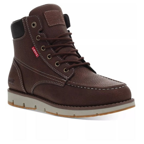 Levi's Men's Dean WX UL Faux-Leather Rugged Casual Hiker Chukka Boots