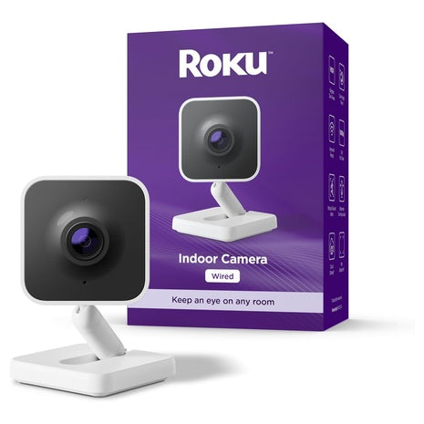 Roku 1080p Indoor Camera w/ Alexa & Google