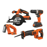 Black & Decker 20 Volt 4 Piece Tool Kit