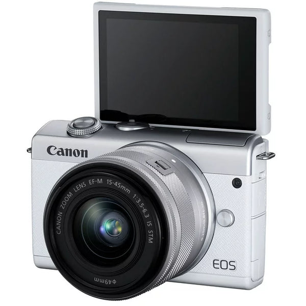 Cámara sin espejo Canon EOS M200 de 24,1 megapíxeles con lente