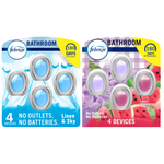 4-Pack Febreze Bathroom Air Fresheners (2 Scents)