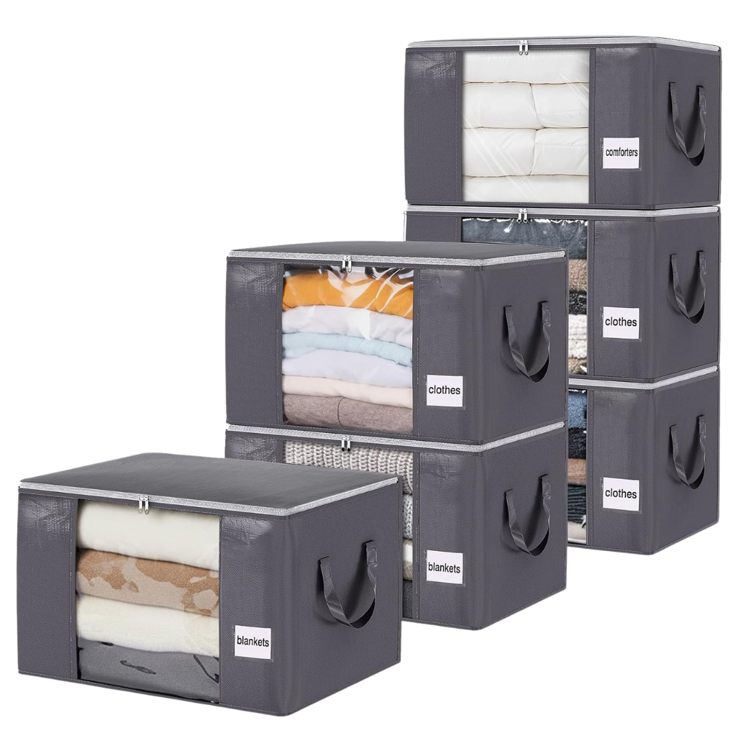 6 Large Storage Bags