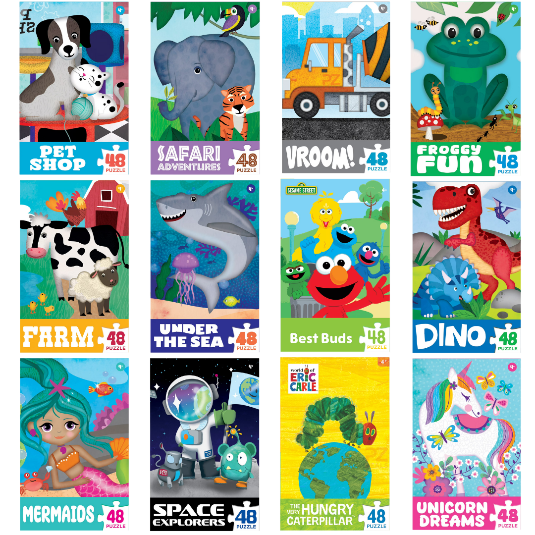 48-Piece Jigsaw Puzzles (12 Styles)
