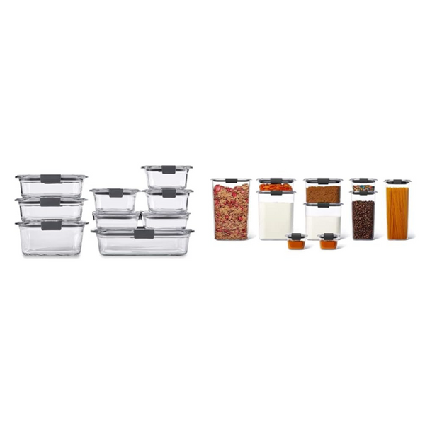 Gran oferta en juegos de almacenamiento de vidrio Rubbermaid Brilliance