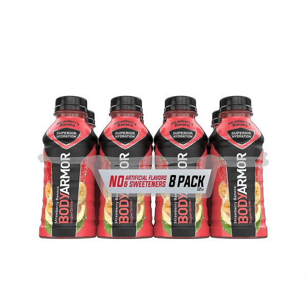 8 Bottles Of Bodyarmour Blue Raspberry, Tropical Punch, Strawberry Banana or Mamba Forever
