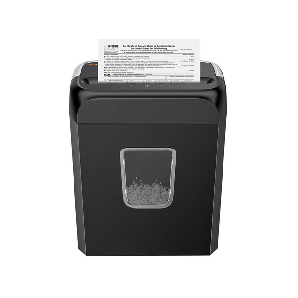 6-Sheet Cross Cut Paper Shredder