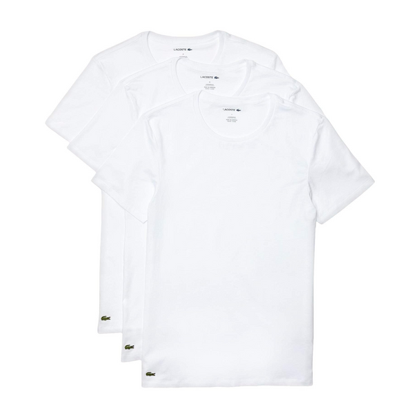 3 Lacoste Men's Slim Fit Cotton Jersey T-shirts