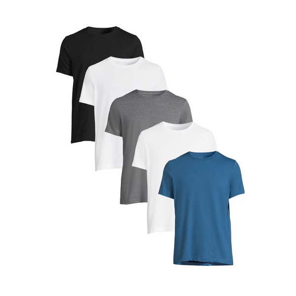 5 Men's Short Sleeve T-Shirts (3 Colors)