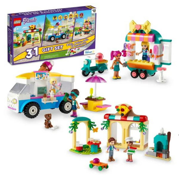 Camión de helados Lego, boutique de moda móvil y pizzería
