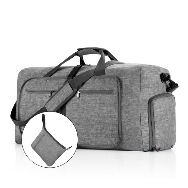 Foldable Duffle Bag with Shoe Compartment