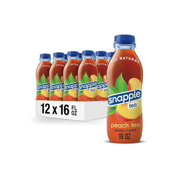 12 Bottles Of Snapple Peach Tea