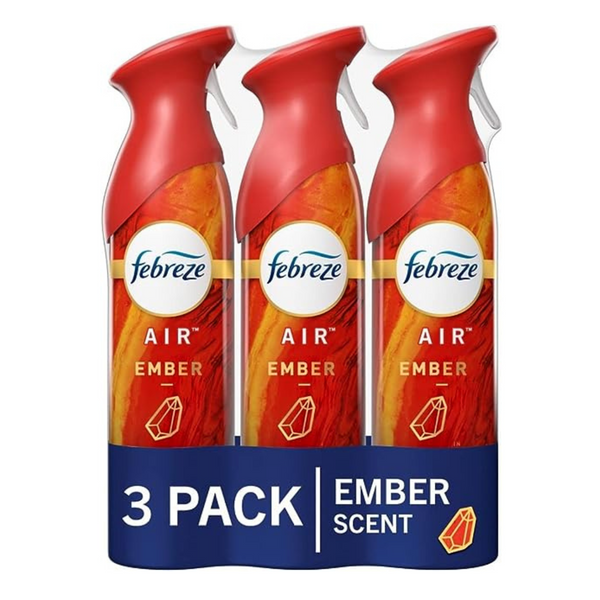 3 Febreze Air Effects Ember Scent Air Fresheners