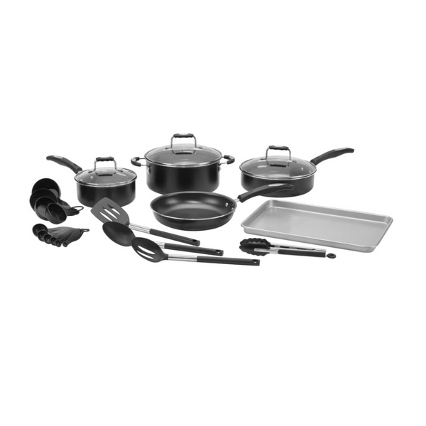 Juego de utensilios de cocina antiadherentes Cuisinart Complete Chef de 22 piezas