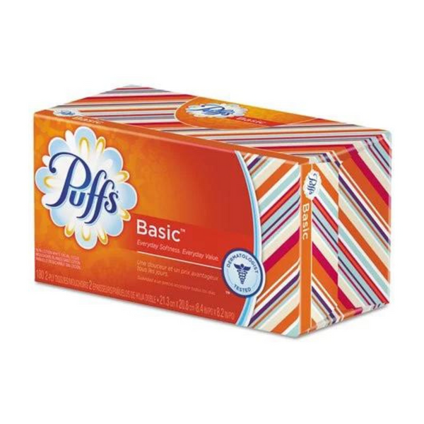 24 Boxes Of Puffs Basic Tissues