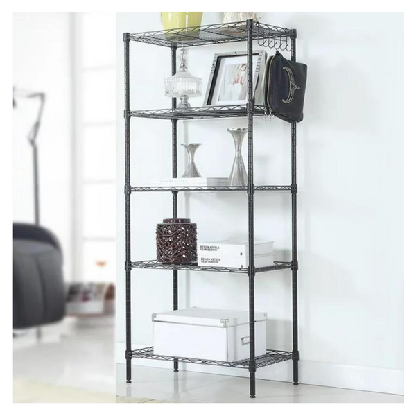 Adjustable 5 Tier Steel Storage Rack