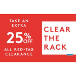 ¡25% de descuento adicional en artículos en liquidación ya con descuento de Nordstrom Rack!
