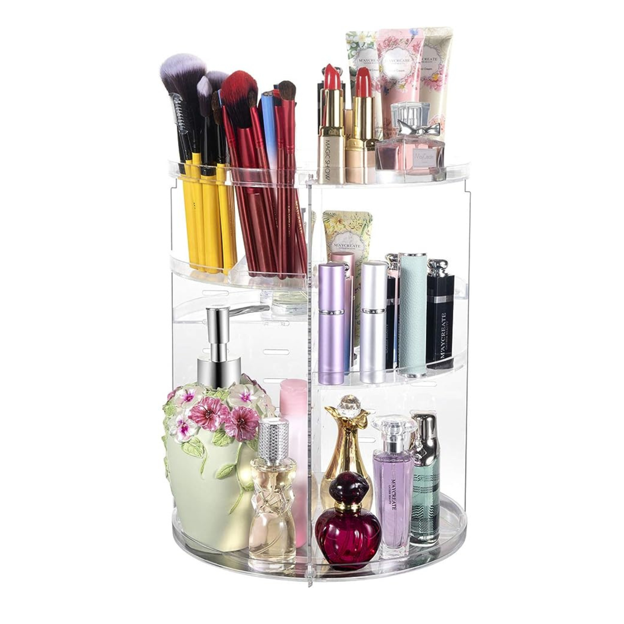 360° Rotating Makeup Organizer PzDeals