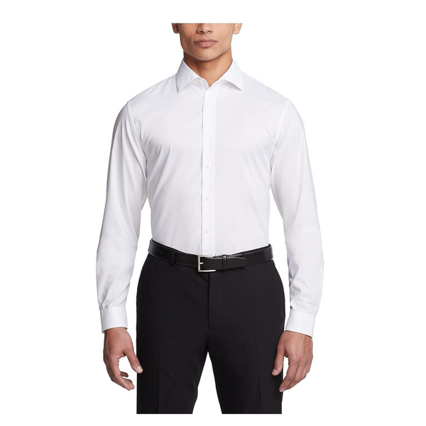 Kenneth Cole Men's Slim Fit Solid Dress Shirt