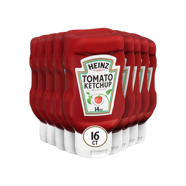 16 Bottles Of Heinz Ketchup