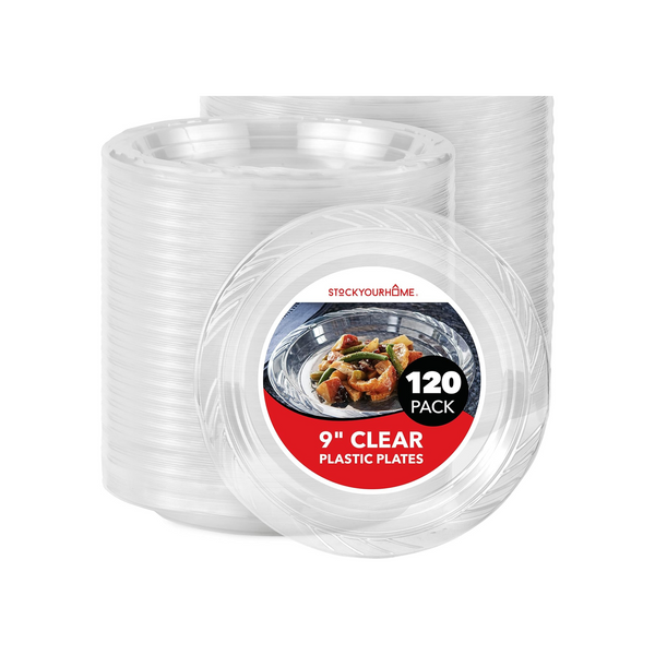 Save up to 40% off Stock Your Home Clear Plastic Plates