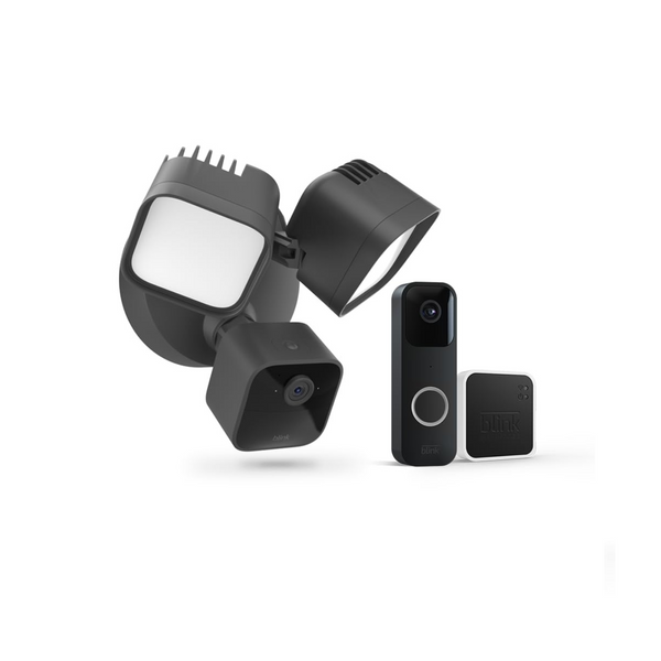 Blink Floodlight Camera With Video Doorbell And Sync Module 2