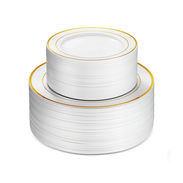 100 Piece Plastic Party Plates