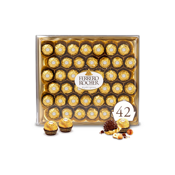 42 chocolates con leche gourmet premium Ferrero Rocher