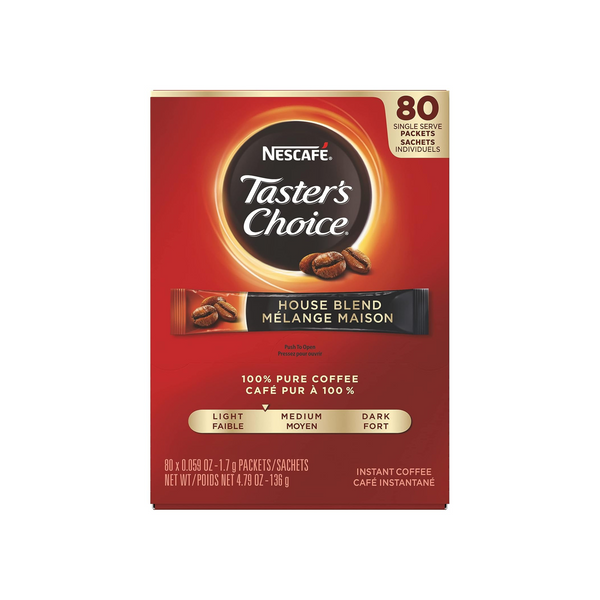 80 paquetes de café instantáneo Nescafé