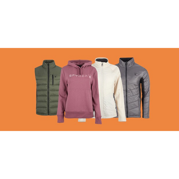 Spyder Vests, Hoodies & Jackets On Sale