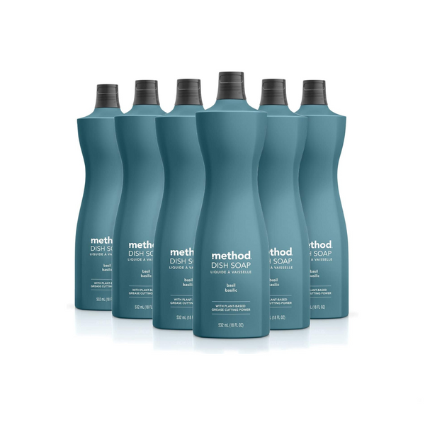 6 Bottles Of Method Gel Dish Soap