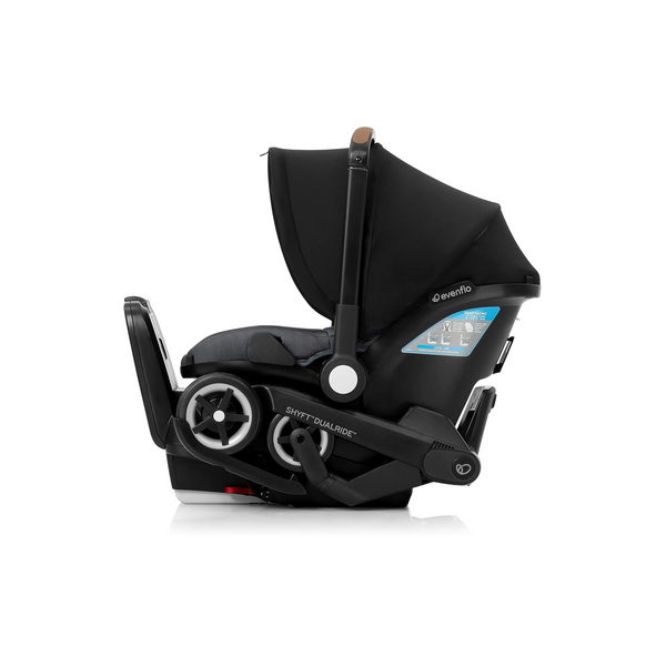 Evenflo Shyft DualRide Infant Car Seat and Stroller Combo with Carryall Storage