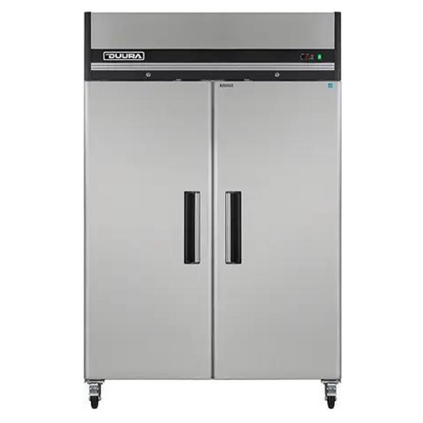 54″ Comercial 49 Cu. Pie. Congelador de condensador montado en la parte superior de acero inoxidable de 2 puertas